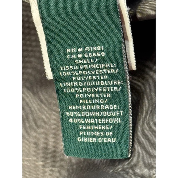 Lauren Ralph Lauren Womens Taupe Down Filled Puffer Toggle Parka Coat Large - Picture 11 of 13